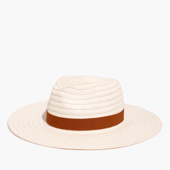 Madewell Accessories - New Madewell Packable Braided Straw Hat in Cream